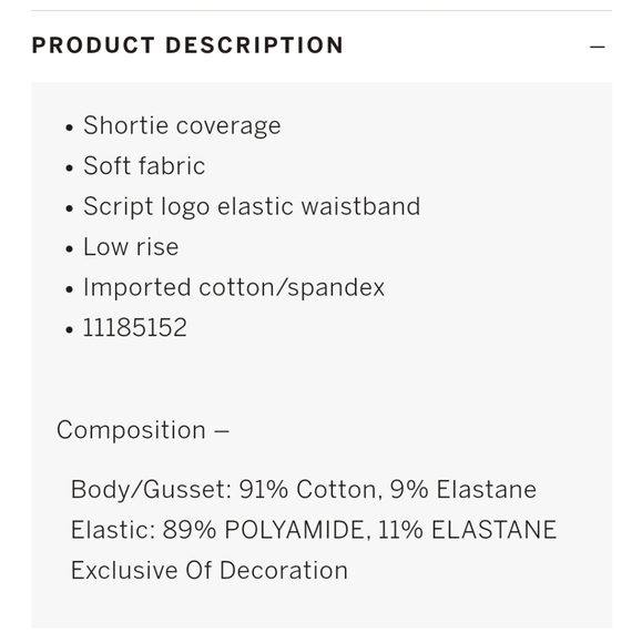 NEW VICTORIA'S SECRET PINK LOGO SHORTIE PANTY - Picture 5 of 5